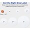 Avery Label, Round, 2.5, Glossy Wht 90PK AVE22830 - alternate 10